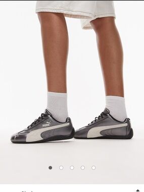 Puma Speedcat sneakers in metallic black